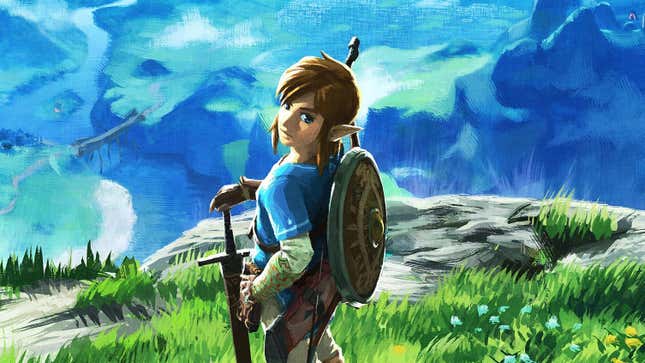 Link looks back in confusion.