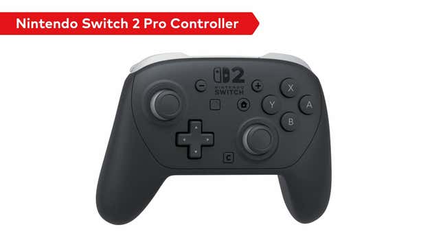 A screenshots shows the Switch 2 Pro controller.