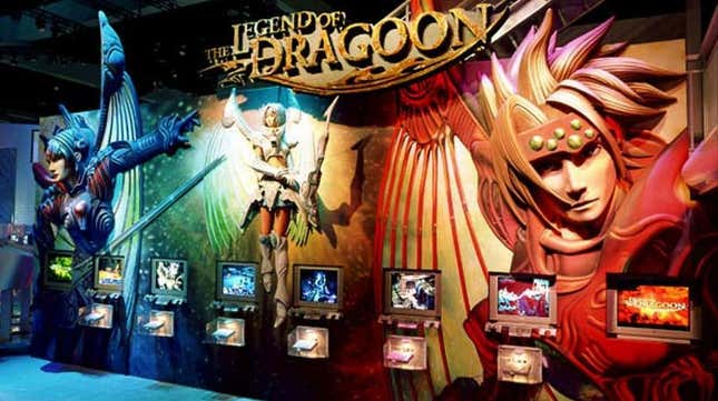 Legend of Dragoon is playable at E3 2000.