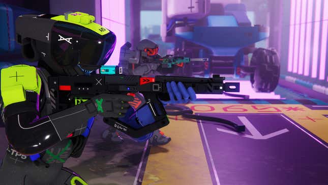A screenshot shows scenes from Bungie's upcoming sci-fi shooter Marathon. 