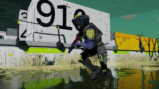 A screenshot shows scenes from Bungie's upcoming sci-fi shooter Marathon. 