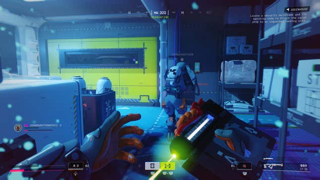 A screenshot shows scenes from Bungie's upcoming sci-fi shooter Marathon. 