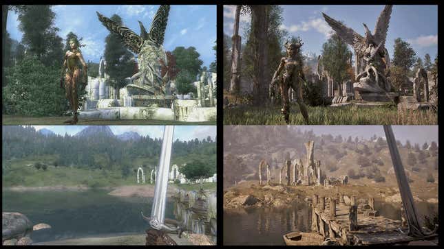 Image for article titled Elder Scrolls Oblivion Remake Screenshots Leak Online