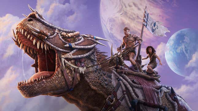 Vin Diesel rides a dino in search of the paid next-gen Ark upgrade.