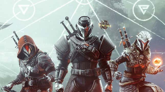 Destiny 2 guardians dress up like witchers.