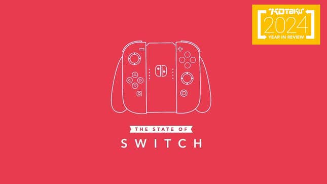 A Switch Joy-Con controller is outlined in white.