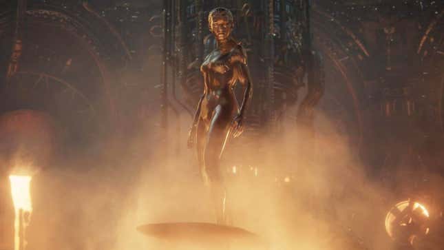 The Silver Surfer in First Steps.