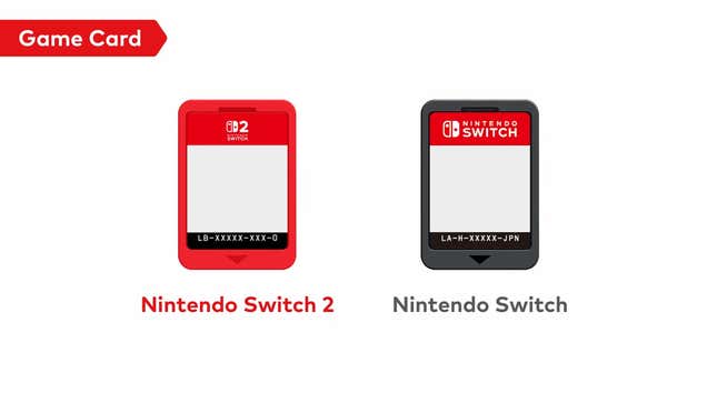 A screenshot shows two different-colored Switch carts.