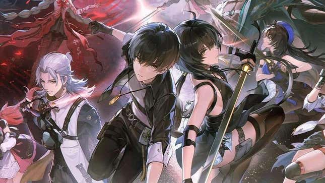 Wuthering Waves characters draw their swords.